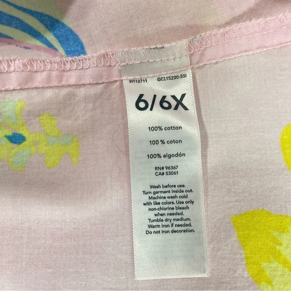 OshKosh B’gosh Girl’s Tropical Floral Pink Top
